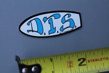 DOGTOWN Skateboards Blue White Graffiti 70's Original GB1 Skateboarding STICKER