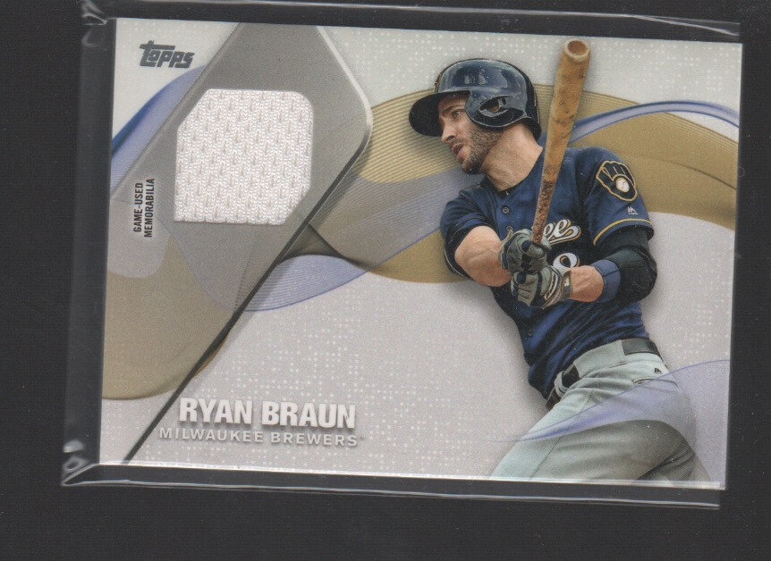 RYAN BRAUN 2017 TOPPS GAME-USED MEMORABILIA RELIC #MLM-RB
