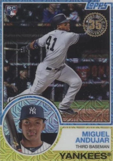 Topps New York Yankees Baseball Autographed Sports Trading Cards