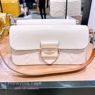 NWT Coach Morgan Shoulder Bag In Signature Leather CT856 | eBay