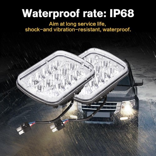 Super Duty 7x6'' LED Headlights For Ford F-150 F-250 F-350 E-150 Truck Headlamp - Bild 5 von 12