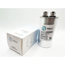 VIALU - 30 uf/MFD 370 VAC volts Round Run Capacitor 50/60 Hz