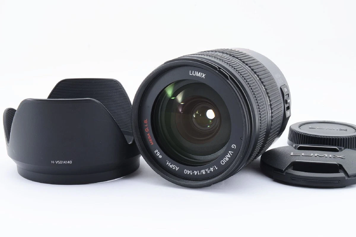 Panasonic Lumix G Vario Hd 14-140Mm F4-5.8 Mega O.I.S. H-Vs014140 With Lens  Hood