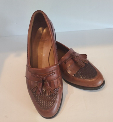 Allen Edmonds Cody 1849 Brown Calfskin Leather Tassel  display picture 3