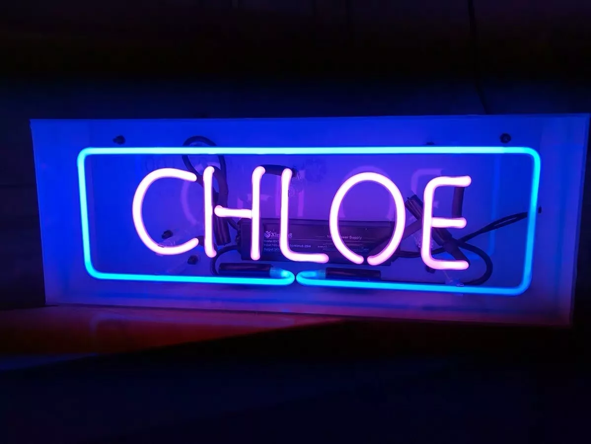 Neon box light deals