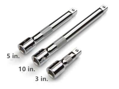 3''/5''/10'' Chrom Vakuum Schwerlast 1/2'' Steckschlüssel Verlängerung