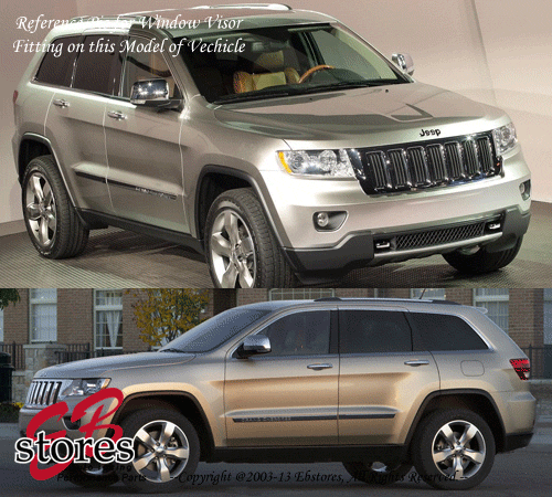 WJXMZDM 4 Viseras De Ventana, Protectores De Lluvia Para Jeep Cherokee MK5-KL 2014-2023 2024, Deflectores De Ventana, Protectores De Lluvia De Ventana, Viseras De Ventilación, Accesorios De Automóvil