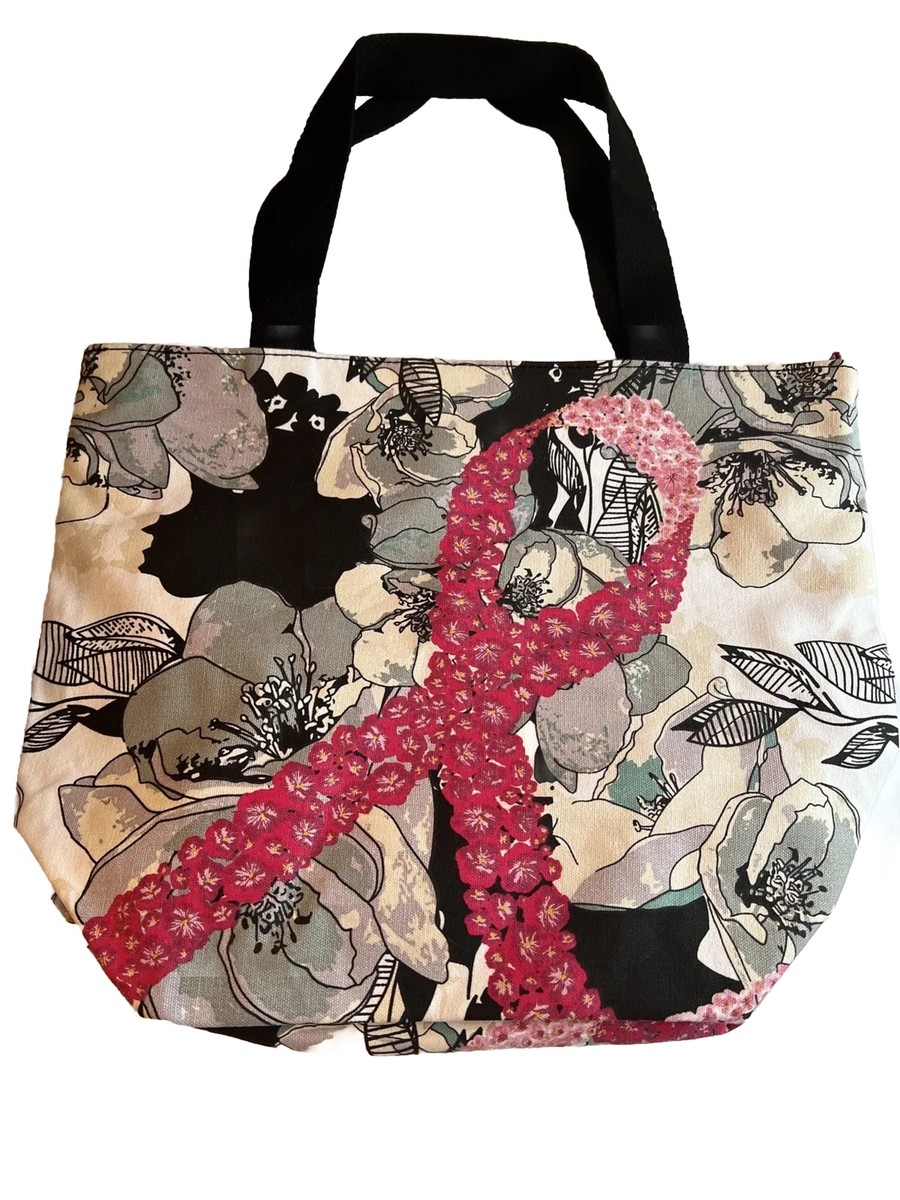 Avon Breast Cancer Pink Hope Oversized Floral Tote Avon Tote Floral Bags & Handbags for Women for sale | eBay main image 4
