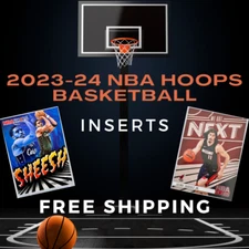 2023-24 Panini NBA Hoops INSERTS (Pick Your Card) Rookies and Vets FREE S&H