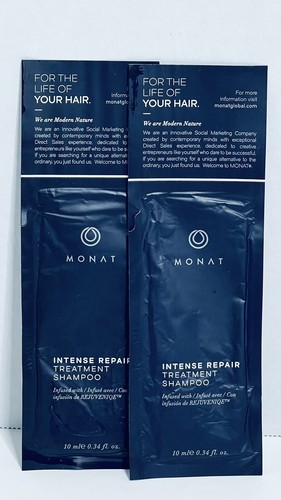 🔥2 Monat Intense Repair Shampoo And 1 Revitalize Conditioner Sample Packet 10mL - Picture 3 of 3
