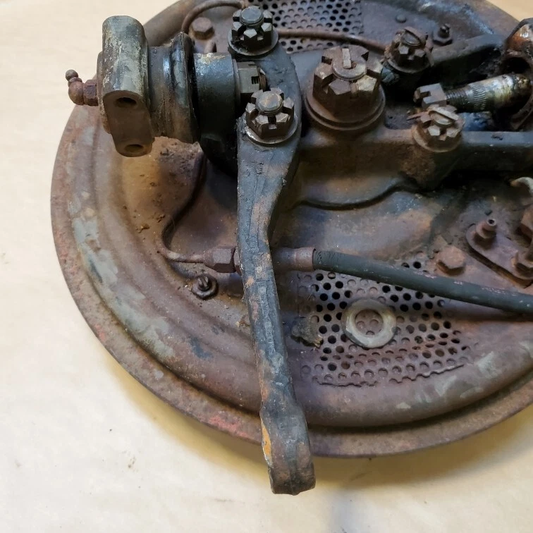 Tambor de freno cubo rueda enlace vertical suspensión delantera derecha Jaguar Mark VII MK 7 Foto 4 de 4