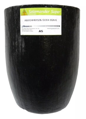 Salamander Crucible A-5 Clay Graphite Melting Crucibles Melt Gold Brass Morgan