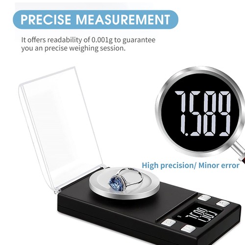 Digital Pocket Scale 100g/ 0.001g, Portable //Small Herb Scale G8S8 - Picture 4 of 12