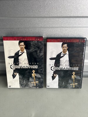 Constantine (Two-Disc Deluxe Edition) DVD VG+ Condition - Tested Keanu Reeves