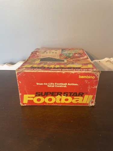 BAMBINO SUPERSTAR FOOTBALL HANDHELD ELECTRONIC GAME 1979 TESTED & WORKS WITH BOX - Picture 10 of 13