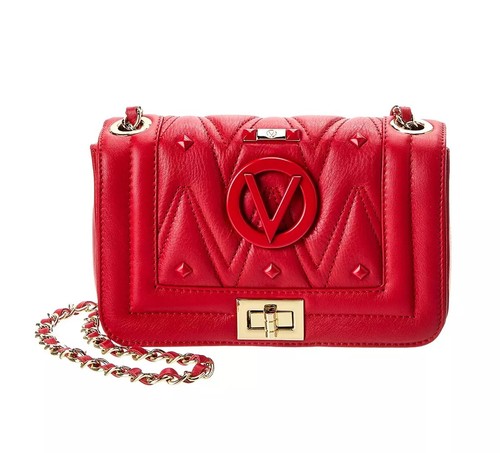 Valentino by Mario Valentino Beatriz Studded Leather Crossbody (MSRP $895) *NEW*