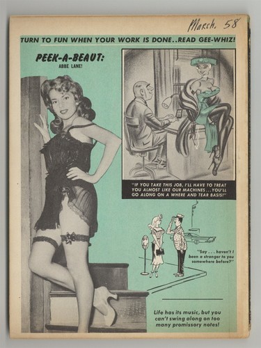 Gee-Whiz #15 Cartoon Screamers Caroline Lambert 1958 Bill Ward Magazine Humorama - Picture 2 of 2