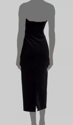 alc black strapless dress A.L.C. Nata Midi Dress, 2 / Black main image 0