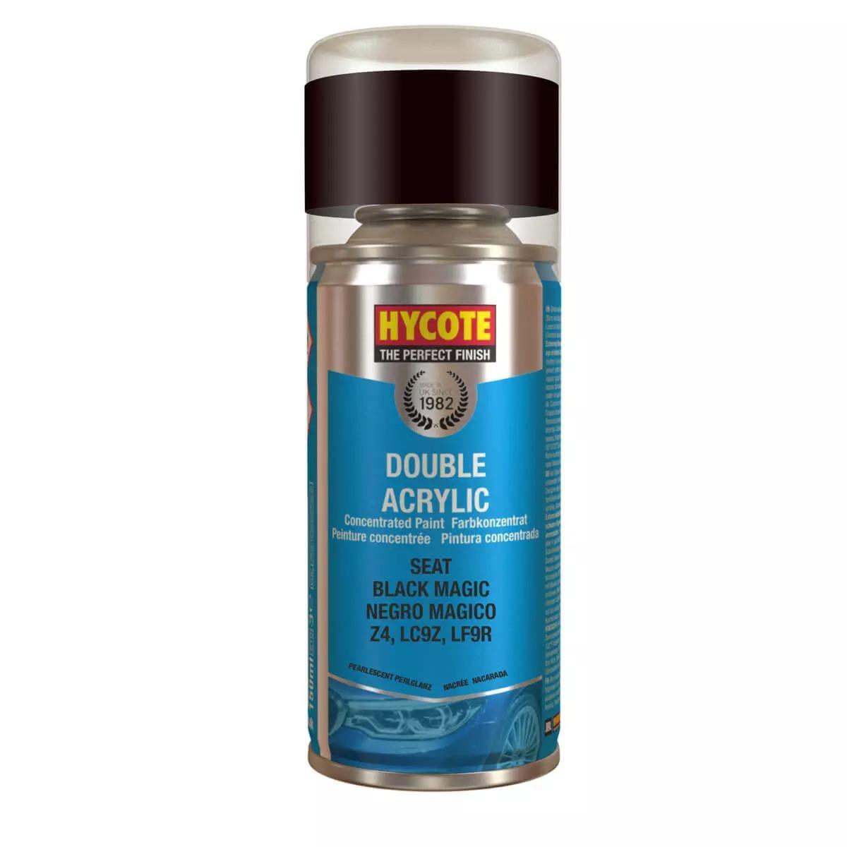 Hycote Colour Spray Paint XDST502 SEAT Black Magic 150ml - Image 3