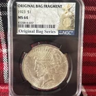 🇺🇸Silver - 1923 Peace Dollar - NGC - MS64 - Original Bag Fragment💰