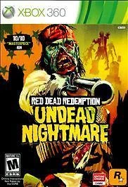 Red Dead Redemption: Undead Nightmare Microsoft Xbox 360, 2010 W/Manual, Poster