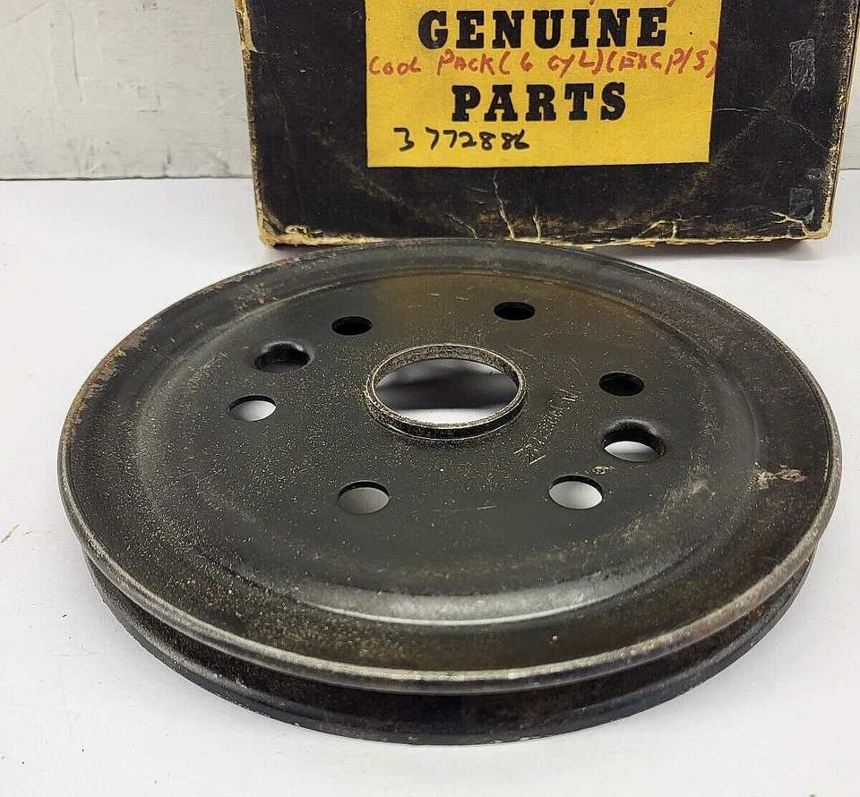 Chevrolet Pickup C10 Apache Belair Biscayne Cool Pack Polea 235 1960 1962 Nuevo de Lote Antiguo Foto 4 de 4