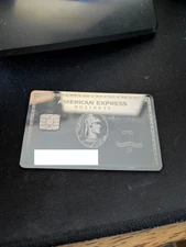 american express business platinum mirrored finish canceled collectible