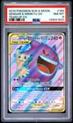 2019 Pokemon Sun & Moon Team Up 164 Gengar & Mimikyu GX PSA 8 149041825