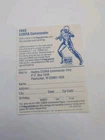 1982 Rare Vintage G.I. GI Joe Lot ARAH Free Cobra Commander Figure Order Form