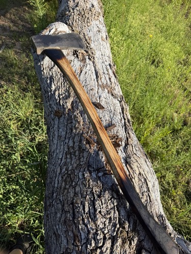 5lbs 4oz Rafting Bit Axe, 36” AA Grade Octagon Cut Hickory