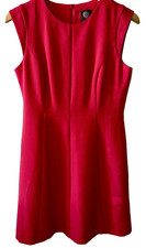 VINCE CAMUTO Cap Sleeve Pink Crepe Dress Size 6 P