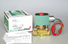 ASCO Solenoid Valve 8210G007, 300 psi, 1/2" NPT, 120V Watertight Coil, 3UK66