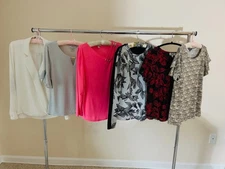 Lovely Mixed Lot of 6 Women's Tops/Blouses, Designer & Brand Names, All Medium