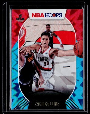 2020-21 Hoops #3 Zach Collins Teal Explosion