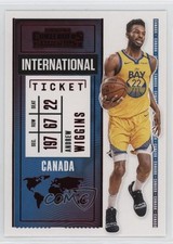 2020-21 Panini Contenders International Ticket Red Andrew Wiggins #14 0np3