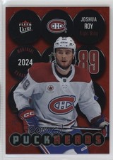 2024-25 Upper Deck Fleer Ultra Puckheads Red /99 Joshua Roy #PH-34 Rookie RC