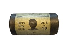 Canada 2005 Terry Fox Dollar Roll in Original Canadian Mint Picture Wrapper ID#3
