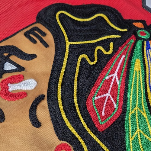 adidas Aeroready Chicago Blackhawks Jonathan Toews Hocket Jersey Strap Size 52 - Picture 5 of 16