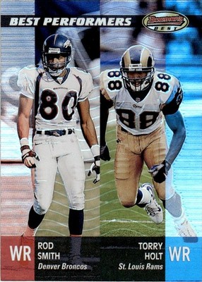 2001 Bowman's Best Rod Smith/Torry Holt Denver Broncos/St. Louis Rams #93