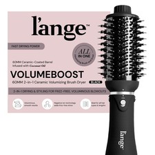 L'ANGE HAIR VolumeBoost 60mm 2-in-1 Ceramic Volumizing Brush Dryer Black
