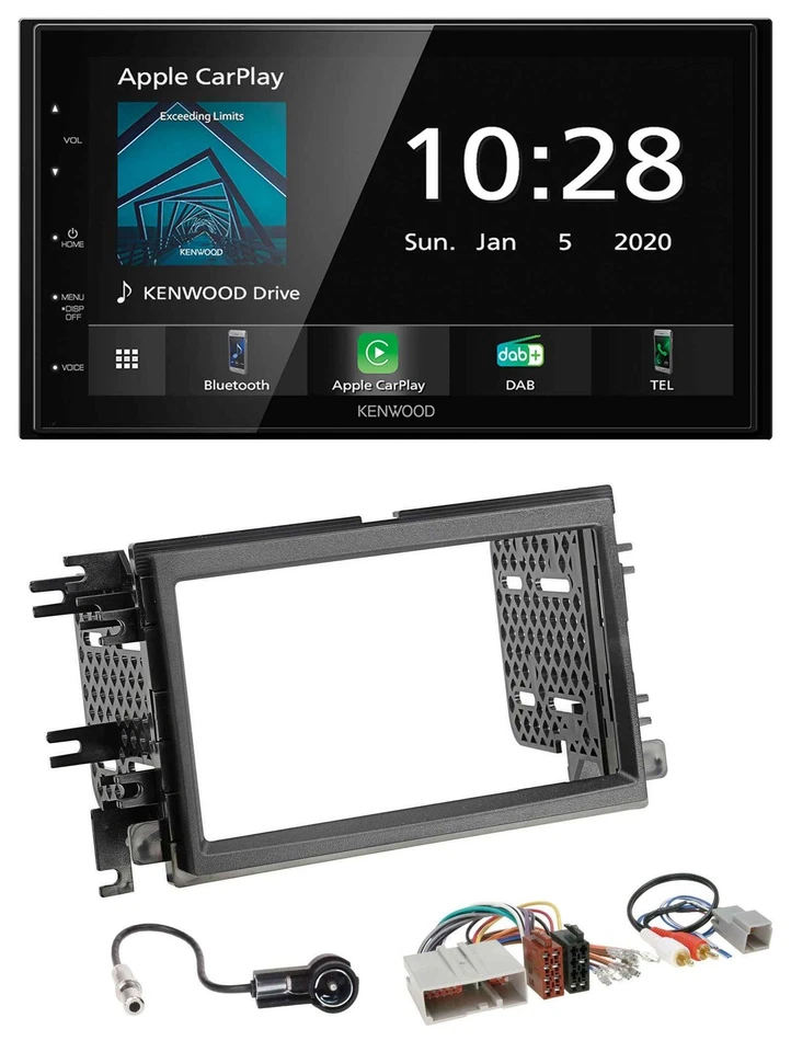 Kenwood Bluetooth MP3 DAB USB 2DIN Autoradio für Ford Mustang F 150 04-09 - Bild 1 von 4