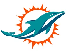 (NOT A PATCH) Miami Dolphins DTF Transfer 2-10in | Select Size & Qty