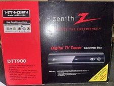 Zenith Digital TV Tuner Converter Box DTT900 New, Open Box, See Pictures