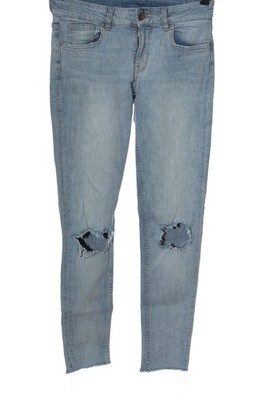 H&M DIVIDED Skinny Jeans Damen Jeans Gr. DE 36 blau Casual-Look