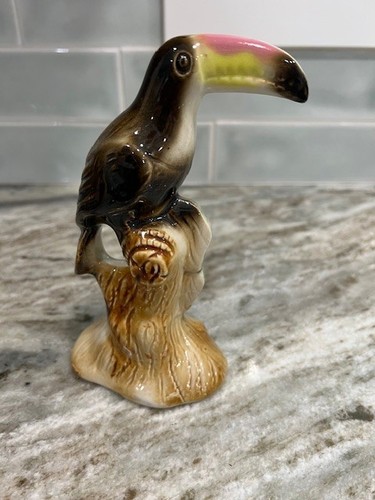 Vintage Toucan Bird Figurine Made In Brazil