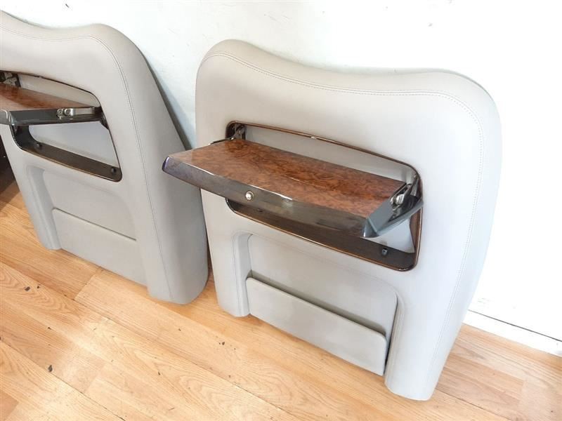 Bentley Arnage Rear Picnic Tables Seat Fall Table Set Left Right Wood PW57242PBU