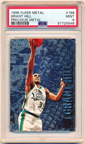 Grant Hill [Precious Metal] #168 1996 Fleer Metal card