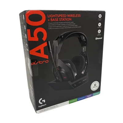 LOGITECH Astro A50 Gen 5 LIGHTSPEED Gaming Headset Basisstation kabellos schwarz
