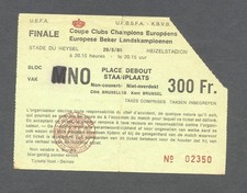 FC Liverpool - Juventus Torino - FINAL 1985 European Cup Champions League Ticket