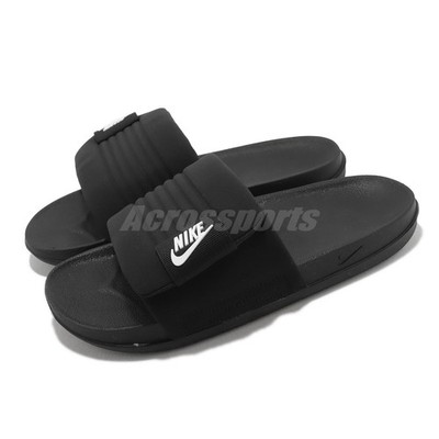 Nike Offcourt Adjust Slide Black White Men Casual Slip On Sandals DQ9624-001